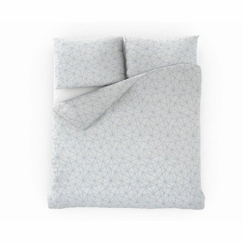 Lenjerie de pat din bumbac Nordic Danica alb, 200x 200 cm, 2x 70 x 90 cm