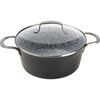 Lamart LT1254 serpenyő fedéllel Granit, átmérő 24cm