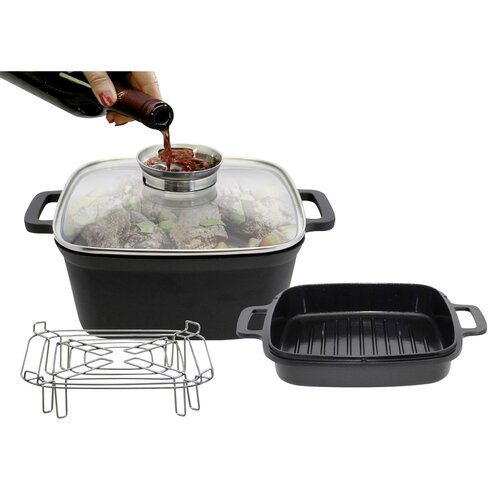 Elo 90024 Basic Oală multifuncțională Cubus 32 x25 cm