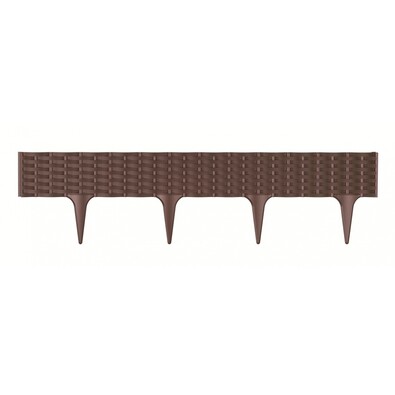 Travní lem Rattan rjava, 390 cm