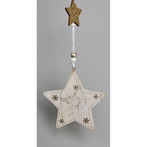 Csillag karácsonyi függeszthető dekoráció, 60 cm