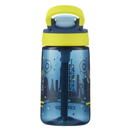 Contigo Dětská lahev Gizmo Flip 420 ml Blue Nautical Space