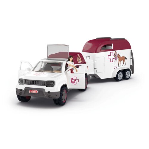 Schleich 42704 Mobilní veterinář s přívěsem