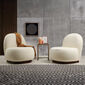Polstersessel Tina Bouclet White