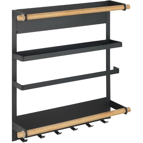 Wenko Wandküchenorganizer Magna, schwarz