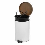 Alda Coș de gunoi cu pedală Sherwood Freedom Fresh12 l, alb
