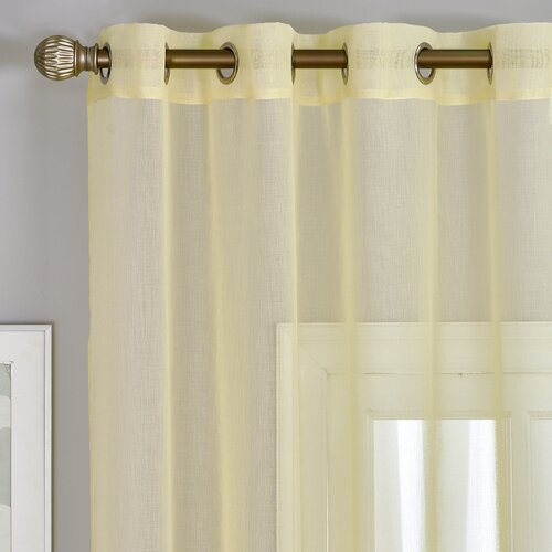 4Home Voile-Gardine Wienna Creme, 150 x 250 cm