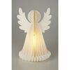 Svítící vánoční dekorace Anděl, 28 cm, 6 LED, na baterie, časovač