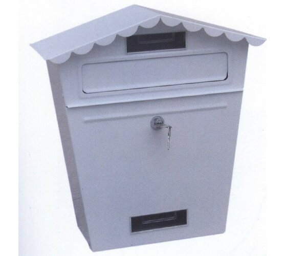 Poštovní schránka stříška bílá
