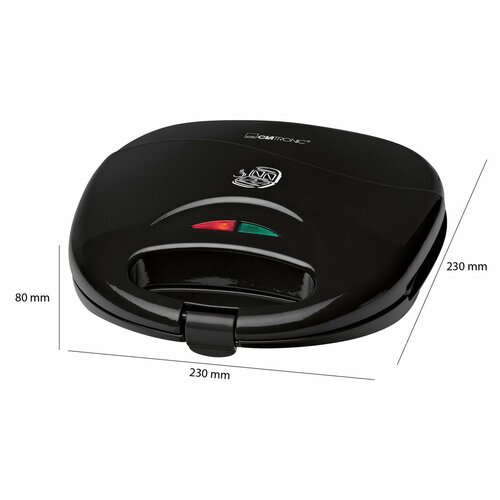 Clatronic ST 3477 szendvicssütő, fekete