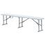 Autronic Gartenbank, Metall, Kunststoff, Weiß, AZ-K 1001 WT