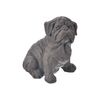 InDecor Ceramiczny buldog brązowy, 28 x 21 x 28 cm
