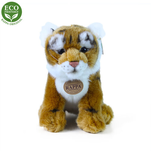 Rappa Pluszowy siedzący tygrys, 25 cm