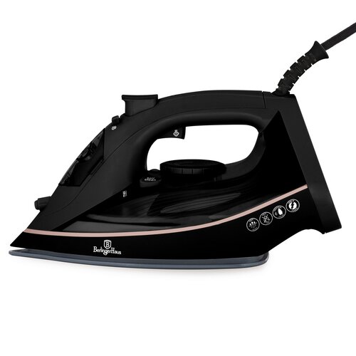 BerlingerHaus Žehlička naparovacia 2200 W Black Rose