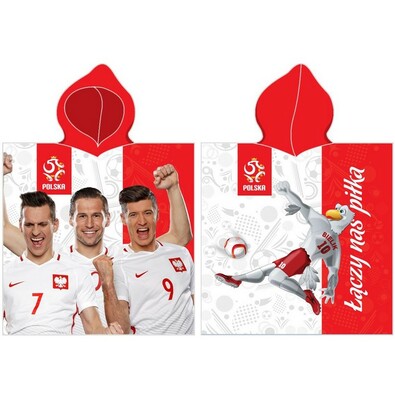 Poncho copii fotbal PZPN, 50 x 100 cm