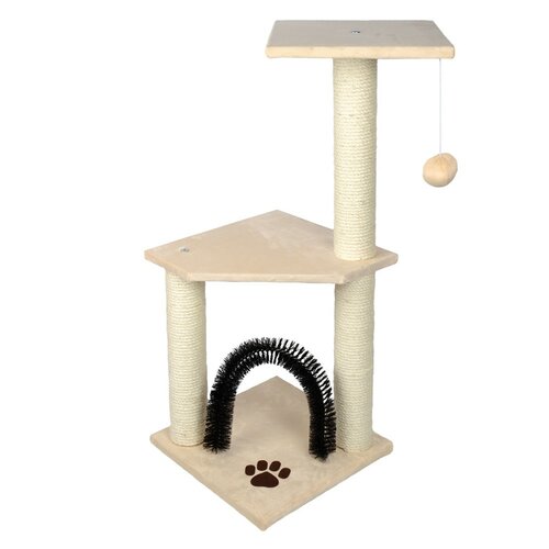 Tommi Kratzbaum für Katzen Julien beige, 35 x 35 x 86 cm
