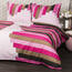 Stripe Pink pamut ágyneműhuzat, 140 x 200 cm, 70 x 90 cm