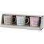 EH 3-teiliges Set aus Porzellantassen Coffee time, 100 ml