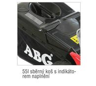 Motorová kosačka s pojazdom ABG 575 4v1, červená