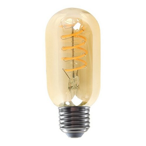 Rabalux Dekorativní LED filament žárovka s točeným vláknem, jantarová,  E27,T45, 4W, 250lm, 3000K, 20000h.