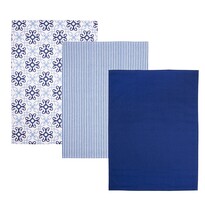 Kuchyňská utěrka Blue Shapes, 50 x 70 cm, sada 3 ks Kuchyňská utěrka Blue Shapes, 50 x 70 cm, sada 3 ks