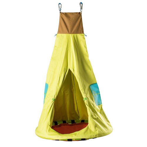 Woody Skladací hojdací kruh so stanom 160 x 103 cm, do 80 kg