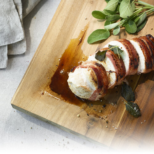 Kesper 28703 Schneidebrett aus Akazienholz 48 x 36,5 x 2,5 cm