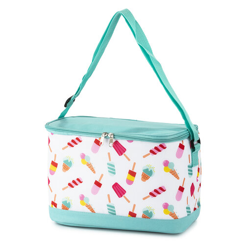 Geantă frigorifică, albastru, 30 x 21 x 16 cm