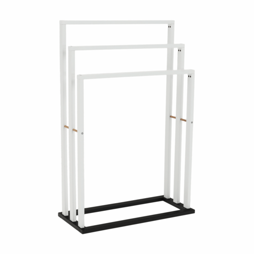 Stojalo za brisače Komo New, bela/črna