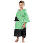 Towee Poncho copii surf Double, verde, 60 x 80 cm