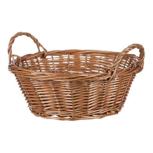 Pletena dekorativna košarica Camille, 25 x 9 cm