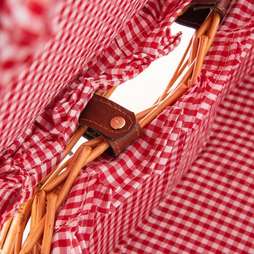 Orion Pleten piknik koš Srdce, 45 x 42 x 20 cm