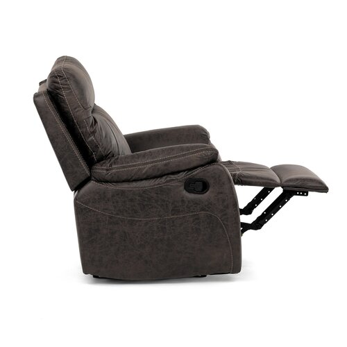 Fotel rozkładany 4092 COF3, vintage, ciemny brąz