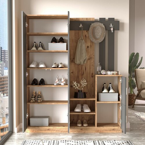 Dany Atlantic Pine and Anthracite előszoba szett