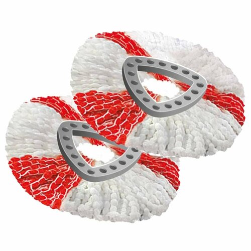 Vileda TURBO 2в1 Заміна для швабри Turbo та EasyWring &amp; Clean, 2 шт.
