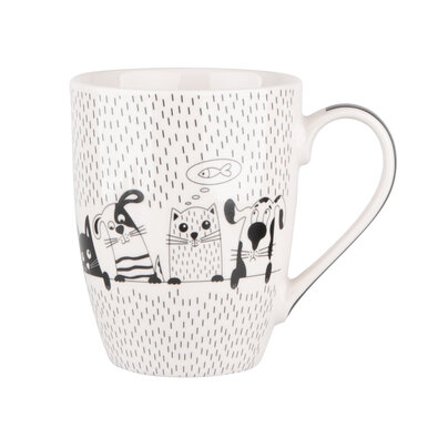 Altom Cool Friends porcelán bögre, 300 ml