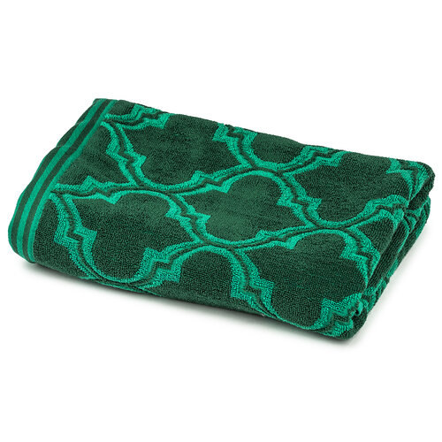 Ręcznik kąpielowy Castle zielony, 70 x 140 cm