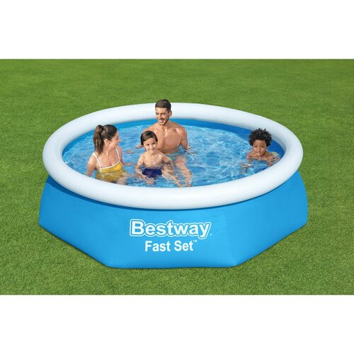 Bestway Aufblasbarer Pool Fast Set, 244 x 61 cm