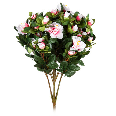 Umělá květina Azalka světle růžová, 35 cm
