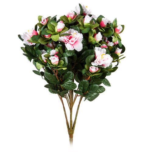Floare artificială Azalee roz deschis, 35 cm