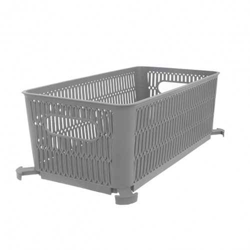 Orion Plastični zložljivi koš NESTA, 29 x 16,5 x11,5 cm, siva
