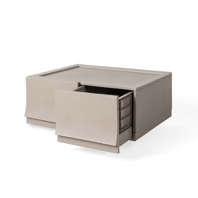 Wave twin Wood moduláris tárolódoboz kerekek nélkül 54,6 x 43,4 x 22 cm