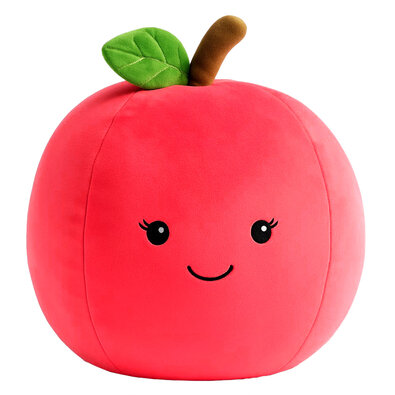 Kissen Squish Apfel Soňa, 35 x 35 x 32 cm