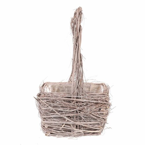 Zestaw osłonek wiklinowych na doniczki Mariott 2 szt., szary