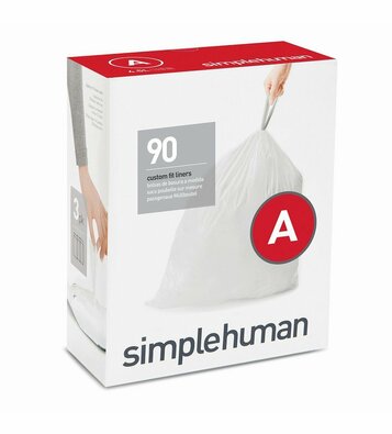 Simplehuman vrečke za smeti A 4,5 l, 90 kosov
