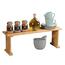 Kesper 58803 Konyhai polc bambusz, 58 x 20,5 x 15 cm
