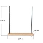 Polička Anem Walnut