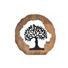 Tree of Life InDecor Mango Black, 30 x 2 x 30 cm