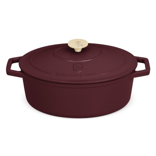 BerlingerHaus Tigaie din fontă cu capac Leonardo 30 cm