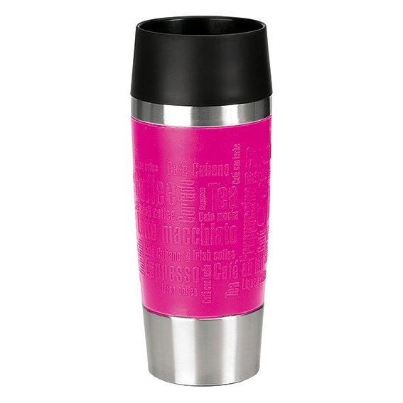 Emsa Cestovný termohrnček 0,36 l, ružová,